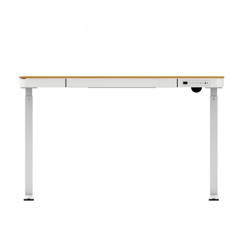 Tuckano Bureau électrique à hauteur réglable ET119W-C blanc/chêne