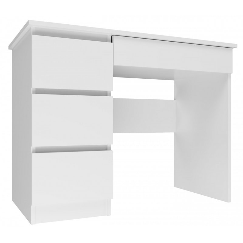 Topeshop MIJAS L BIEL KPL bureau d'ordinateur Blanc