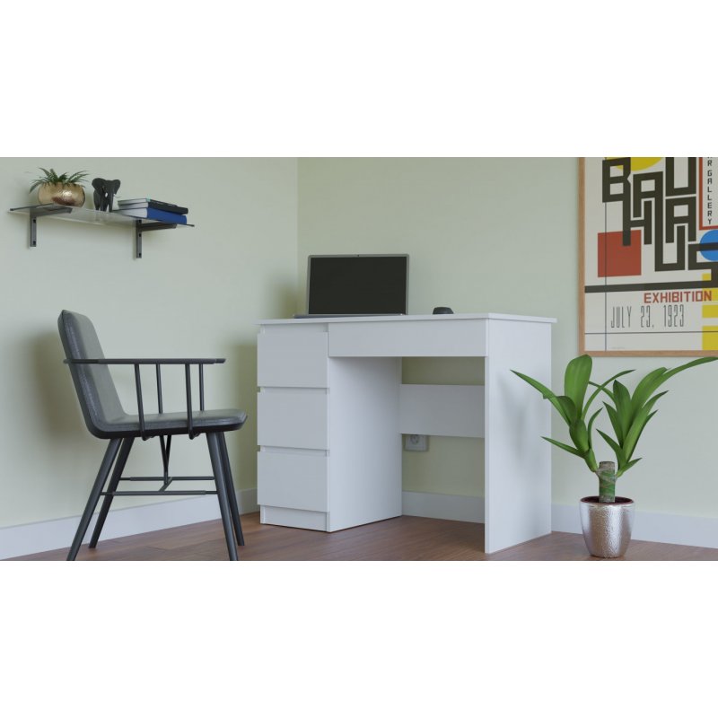 Topeshop MIJAS L BIEL KPL computer desk White