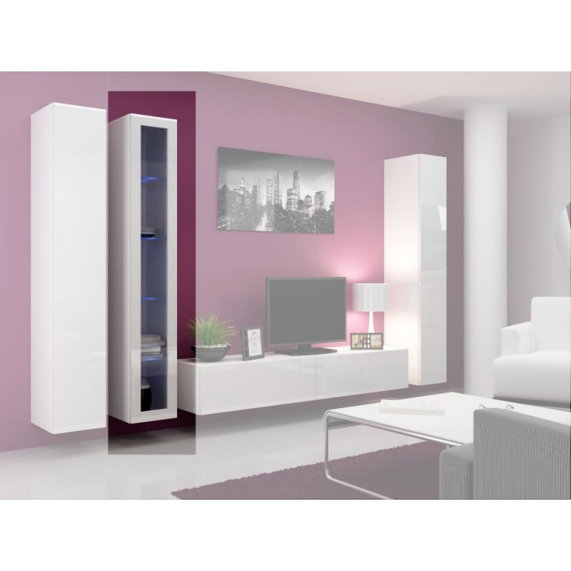 Cama Glass-case VIGO '180' 180/40/30 white/white gloss
