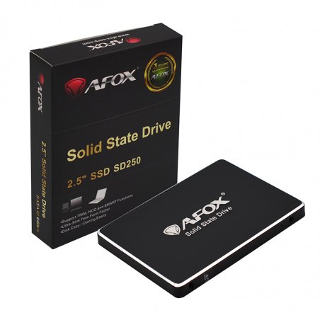 AFOX SD250-256GN internal solid state drive 2.5" 256 GB Serial ATA III 3D NAND