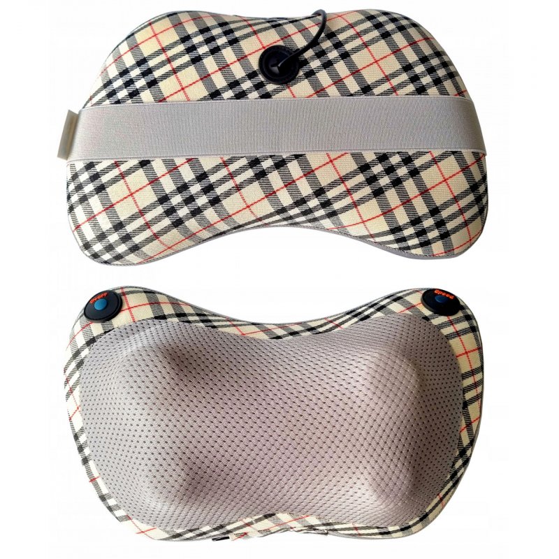 Oromed ORO-PILLOW masseur Dos, Ventre, ceinture, HIPS, Jambes, Cou, Épaules Beige, Noir