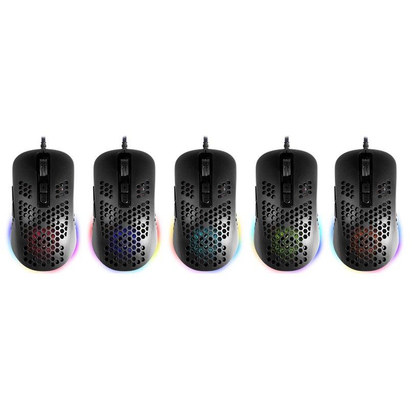Gaming optic wired mouse DEFENDER GM-620L SHEPARD 12800dpi 7P RGB