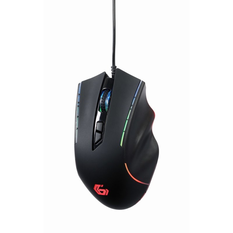 Gembird MUSG-RAGNAR-RX300 USB gaming RGB backlighted mouse 8 buttons 12000 DPI