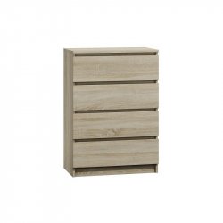 Topeshop M4 SONOMA chest of drawers