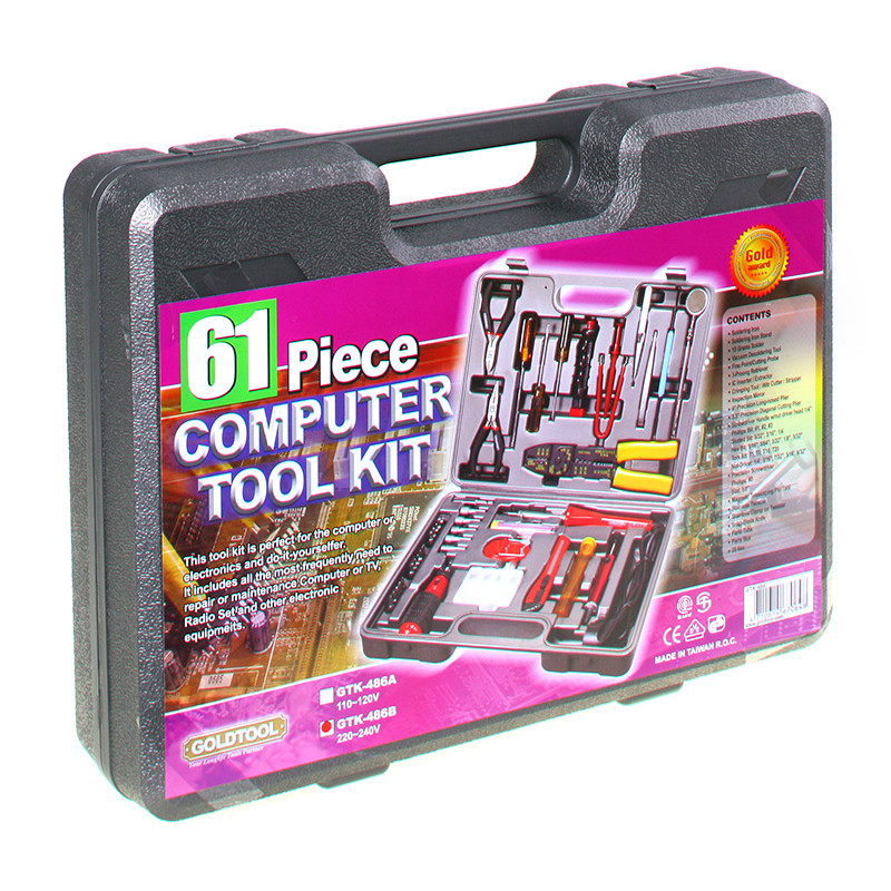Werkzeugset fur Computer und Elektronik, 61-teilig