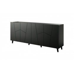 Cama ETNA chest of drawers 200x42x82 black matt