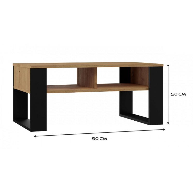 Topeshop MODERN 2P ART CZ coffee/side/end table Coffee table Rectangular shape 2 leg(s)