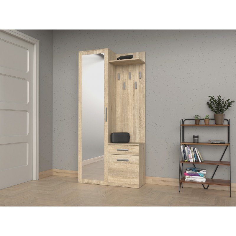 Topeshop GAR DUO SONOMA armoire d’entrée