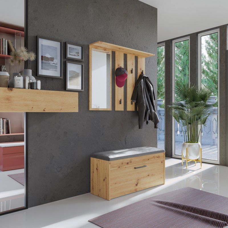 PARMA closet 100x35x180 cm artisan oak