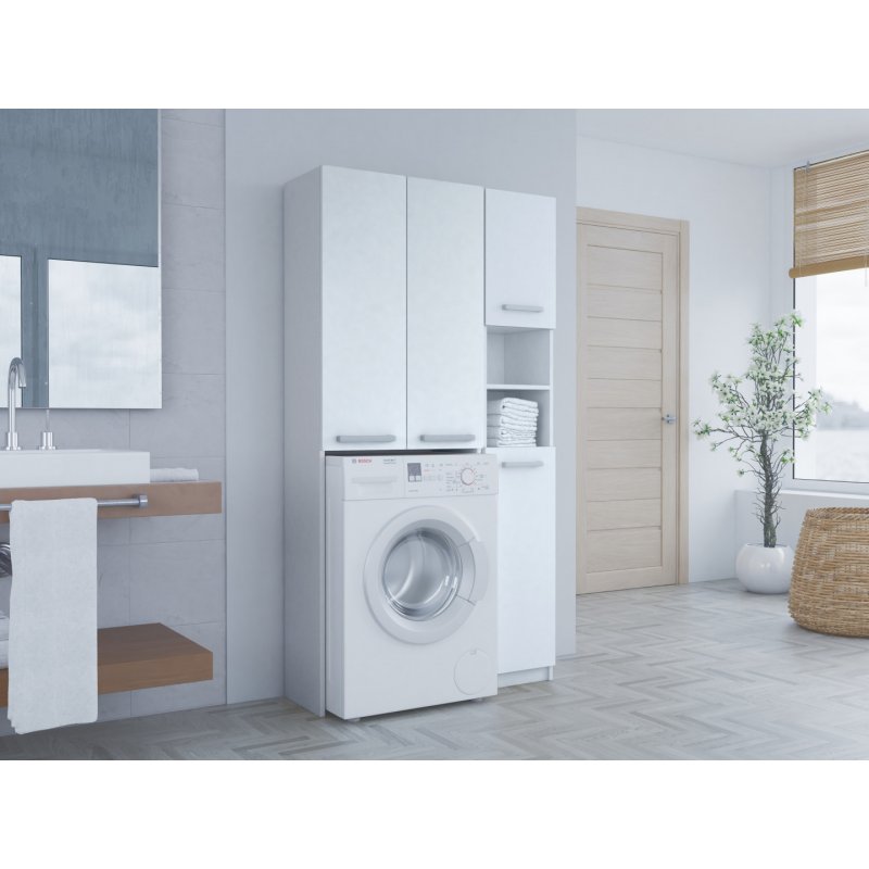 Topeshop ZESTAW MARPOL DD BIEL armoire de rangement de salle de bain Blanc