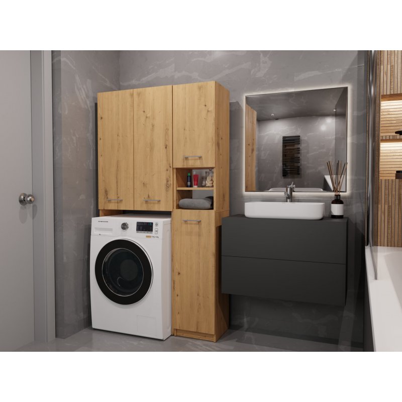 Bathroom set Marpol DD Cabinet Oak Artisan