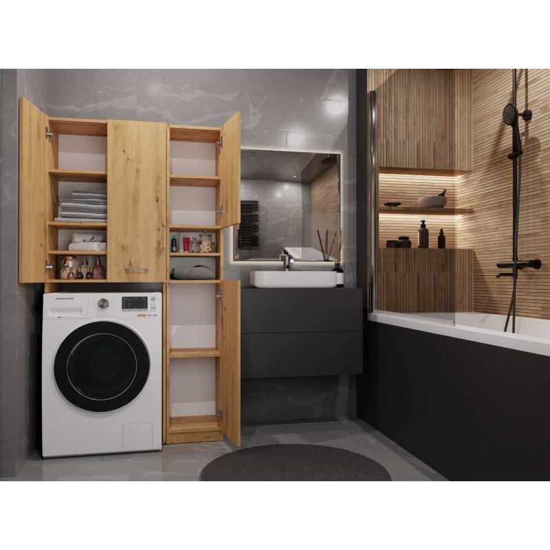 Bathroom set Marpol DD Cabinet Oak Artisan