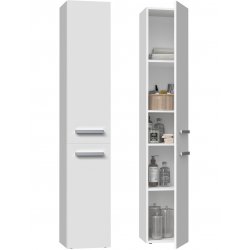 Bathroom cabinet NEL II 31x30x174 cm matt white