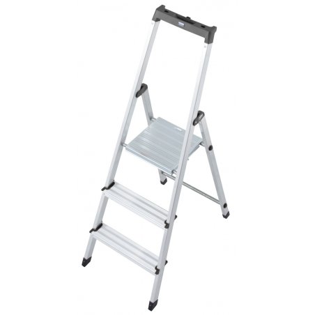 Krause Solidy Folding ladder silver