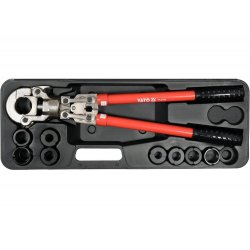 Yato YT-21735 outil de sertissage manuel hydraulique Rouge Acier 360°