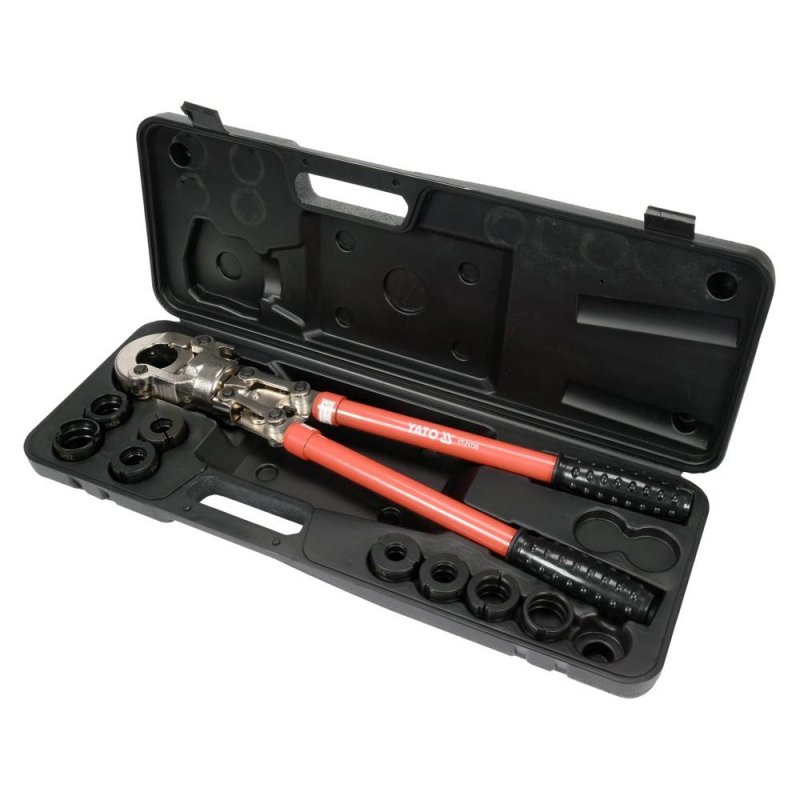 Yato YT-21735 hydraulic hand crimp tool Red Steel 360°
