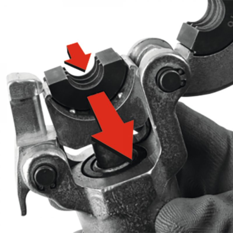 Yato YT-21735 Crimping tool Black Red