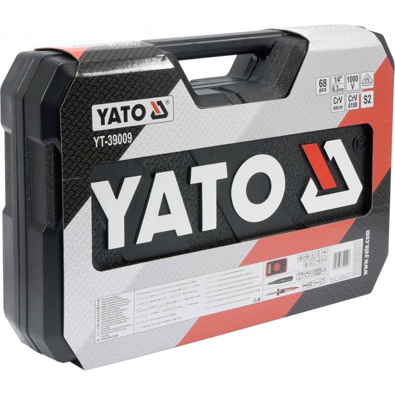 Yato YT-39009 mechanics tool set 68 tools