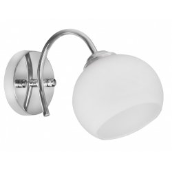 Activejet Classic single wall lamp - IRMA nickel E27 for the living room