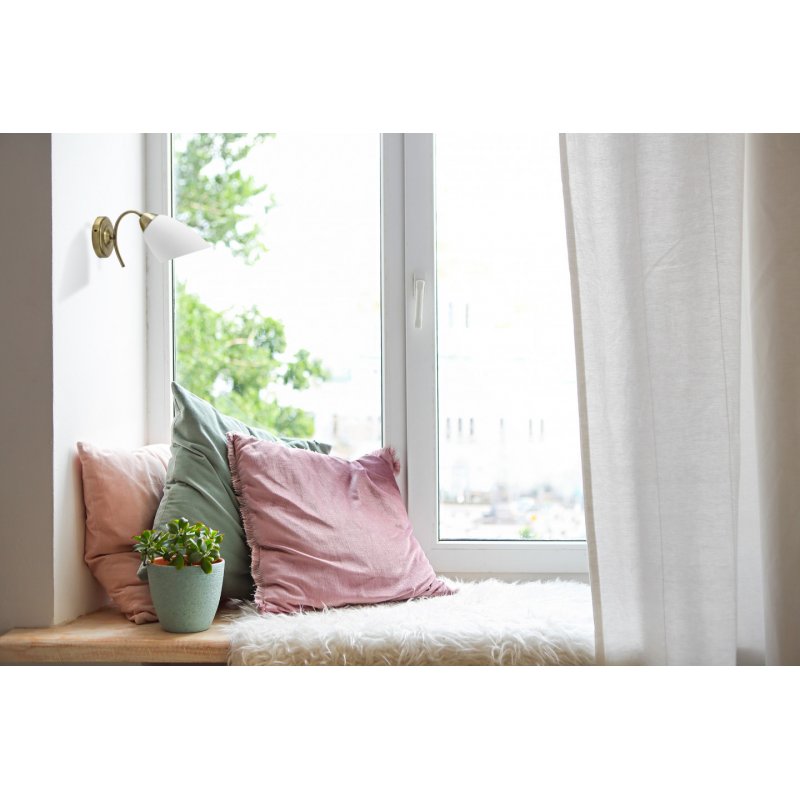 Activejet Applique simple classique NIKITA Patyna E27 pour le salon