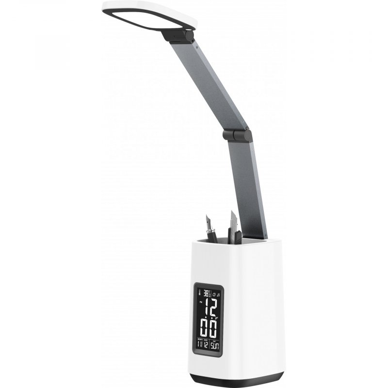 Activejet AJE-TECHNIC Lampe de bureau à LED avec écran blanc