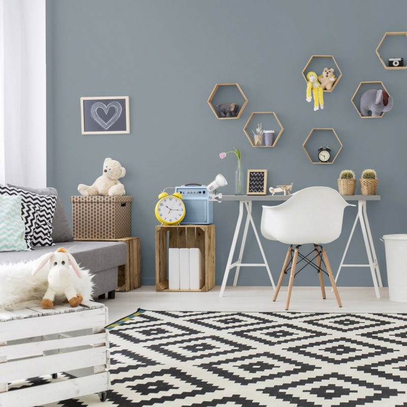 Activejet Lampe de bureau à pince, blanche, métal, fil E27