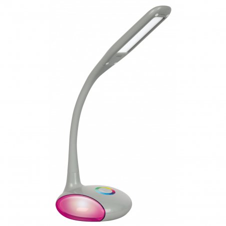 Activejet Lampe de bureau LED VENUS GREY avec base RGB