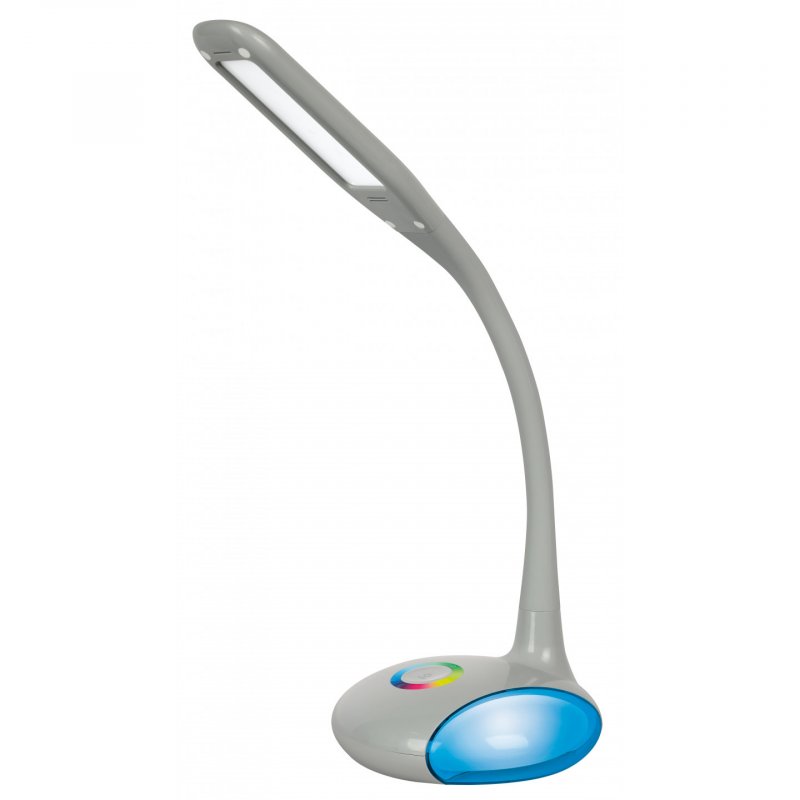Activejet Lampe de bureau LED VENUS GREY avec base RGB