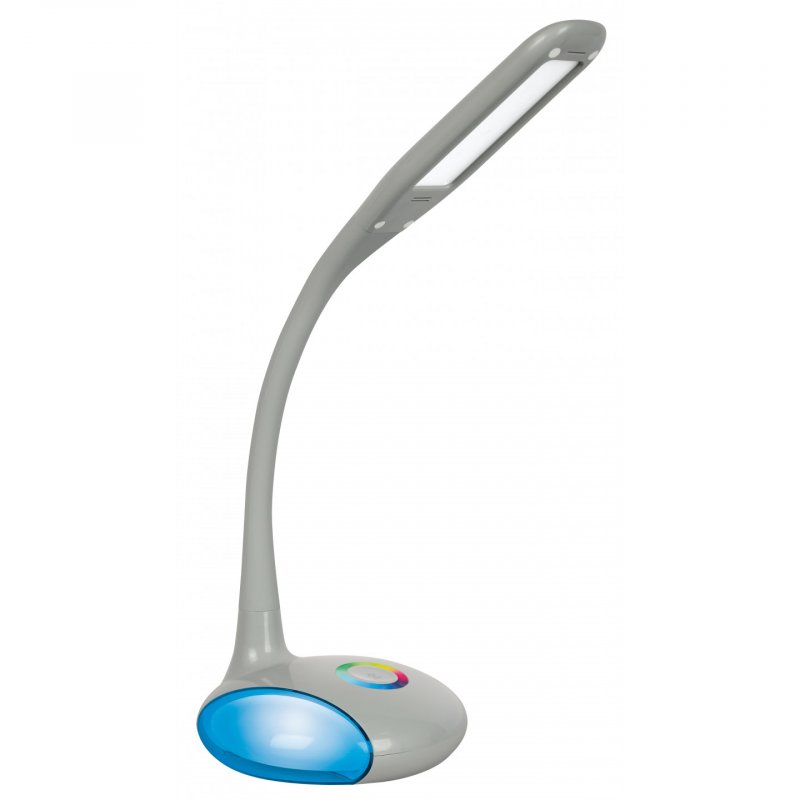Activejet Lampe de bureau LED VENUS GREY avec base RGB