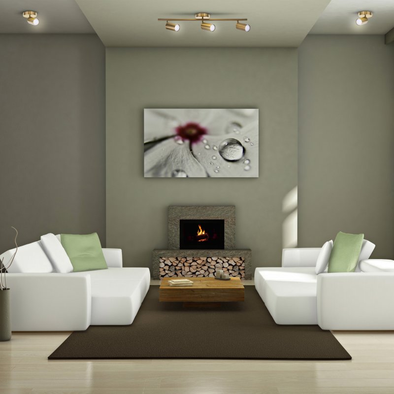 Activejet SPECTRA triple or plafonnier mural bandeau spot GU10 pour salon