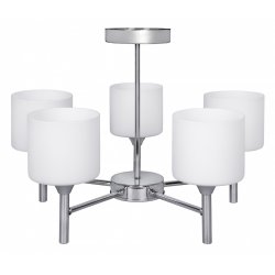 Classic chandelier pendant ceiling lamp Activejet MIRA Chrome 5xE27 for living room