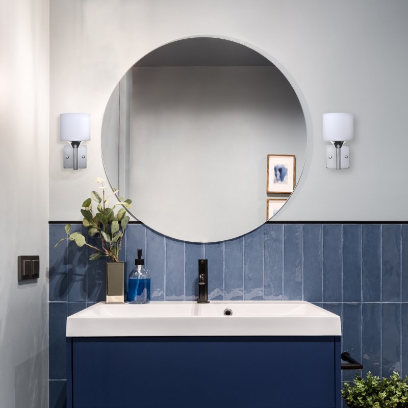 Activejet Classic chandelier pendant ceiling lamp MIRA Chrome 5xE27 for living room