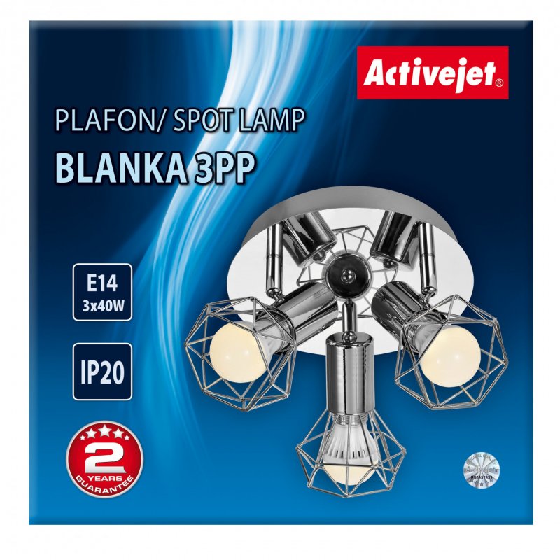 Activejet AJE-BLANKA 3PP ceiling lamp