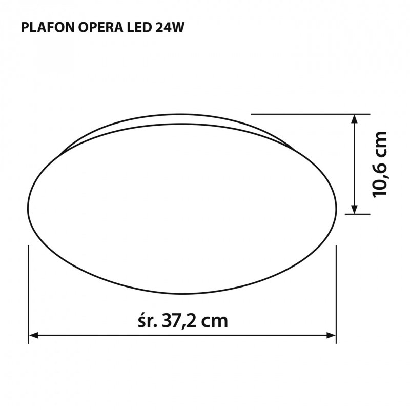 Activejet AJE-OPERA LED plafond 24W