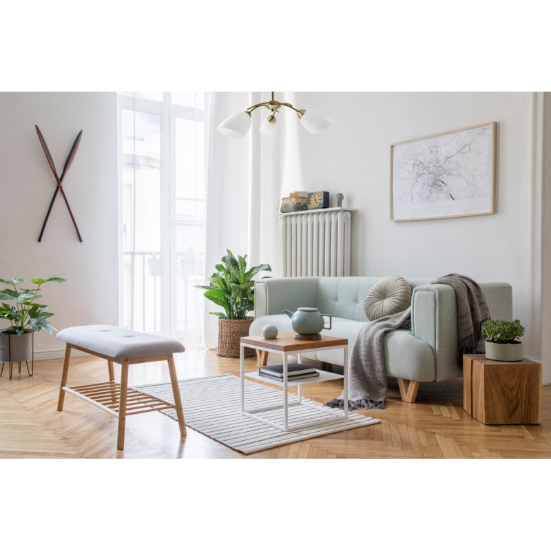 Activejet Luminaire de plafond classique lampe suspendue NIKITA Patina triple 3xE27 pour le salon