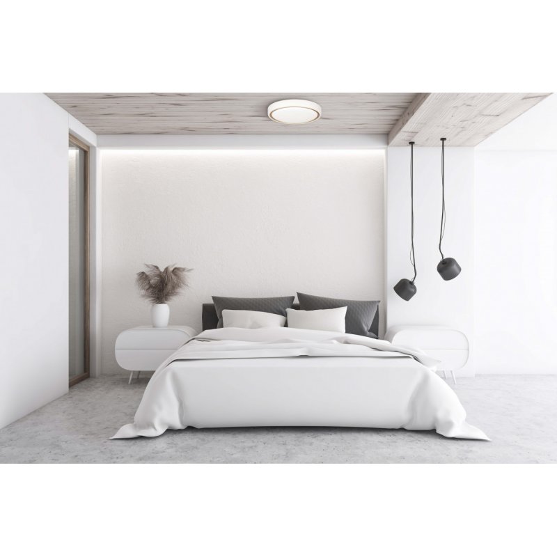 Activejet Plafond LED AJE-VERDI White/Gold 23W