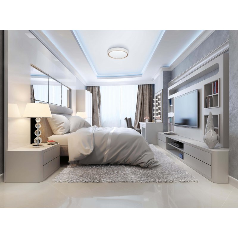 Activejet LED plafond AJE-VERDI White/Gold 23W