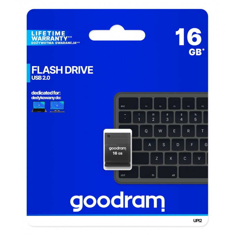 Goodram UPI2 USB flash drive 16 GB USB Type-A 2.0 Black