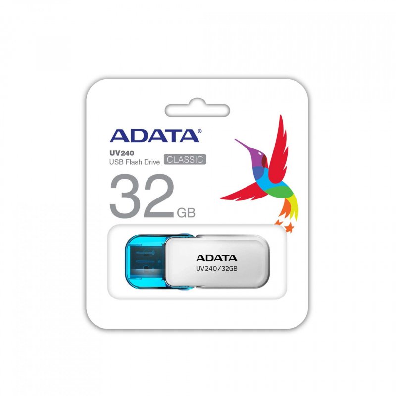 ADATA UV240 lecteur USB flash 32 Go USB Type-A 2.0 Blanc