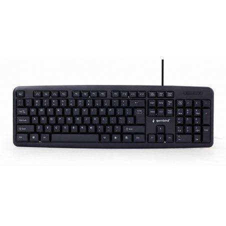 Gembird KB-U-103-RU keyboard USB QWERTY English Russian Black