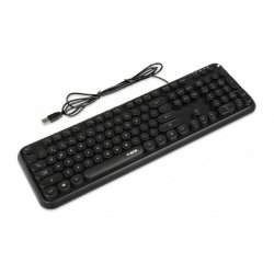 iBox PULSAR keyboard USB QWERTY Black