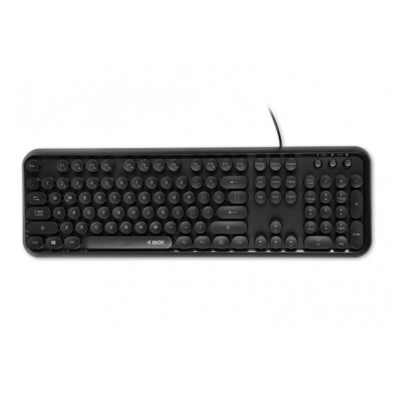 iBox PULSAR clavier USB QWERTY Noir