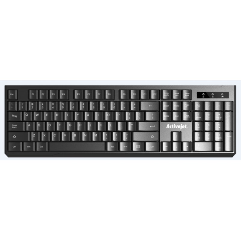 Activejet Clavier sans fil K-3911W, alimenté par piles 1x 1,5V AAA