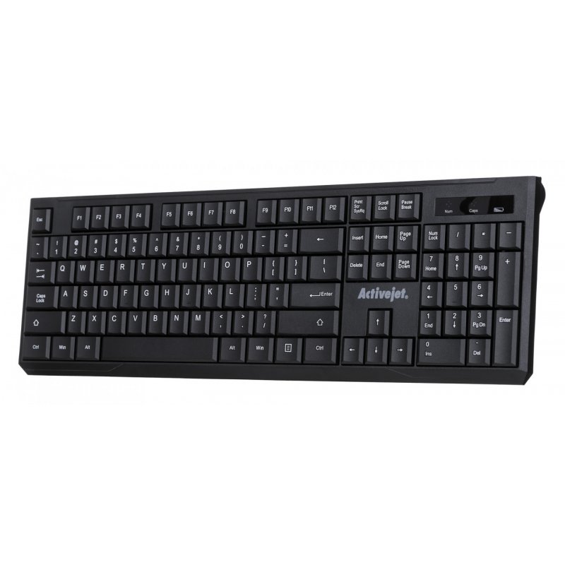 Activejet Clavier sans fil K-3911W, alimenté par piles 1x 1,5V AAA