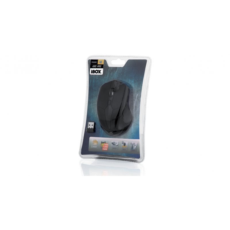 iBox i005 PRO souris Ambidextre RF sans fil Laser 1600 DPI