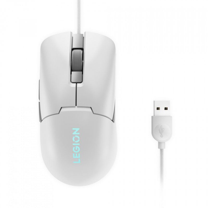 STOCKINK1 - Lenovo MICE_BO Legion M300s Mouse-White souris USB Type-A Optique 8000 DPI