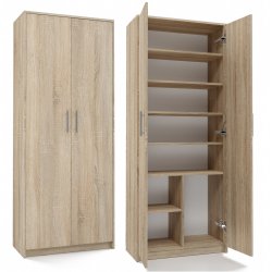Filing cabinet OLIV 2D 74x35x180 cm sonoma