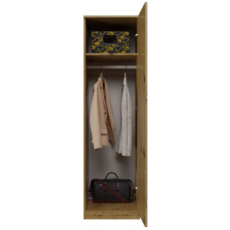 Topeshop SD-50 ARTISAN KPL placard et armoire de chambre à coucher 5 étagères 1 portes(s) Chêne