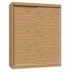 Topeshop IGA 160 ART B KPL bedroom wardrobe/closet 7 shelves 2 door(s) Oak